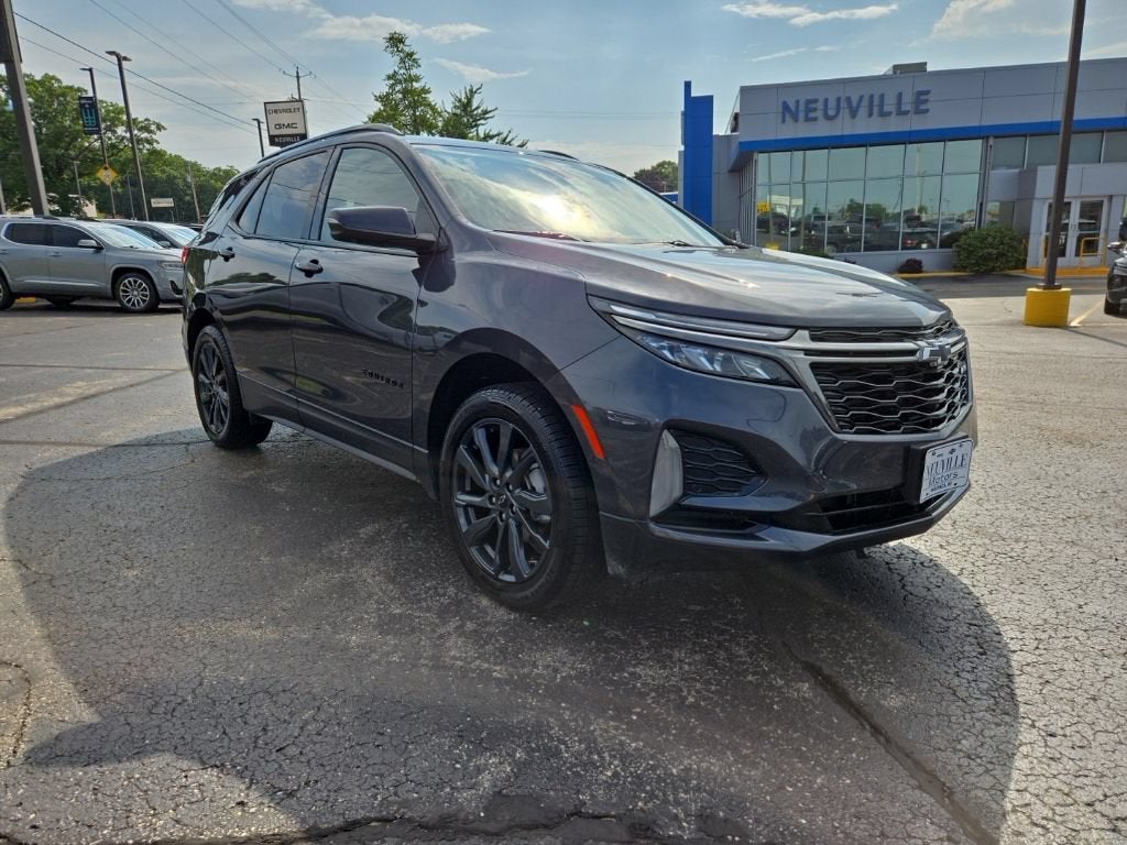 2023 Chevrolet Equinox RS in Iron Gray Metallic — front three-quarter view