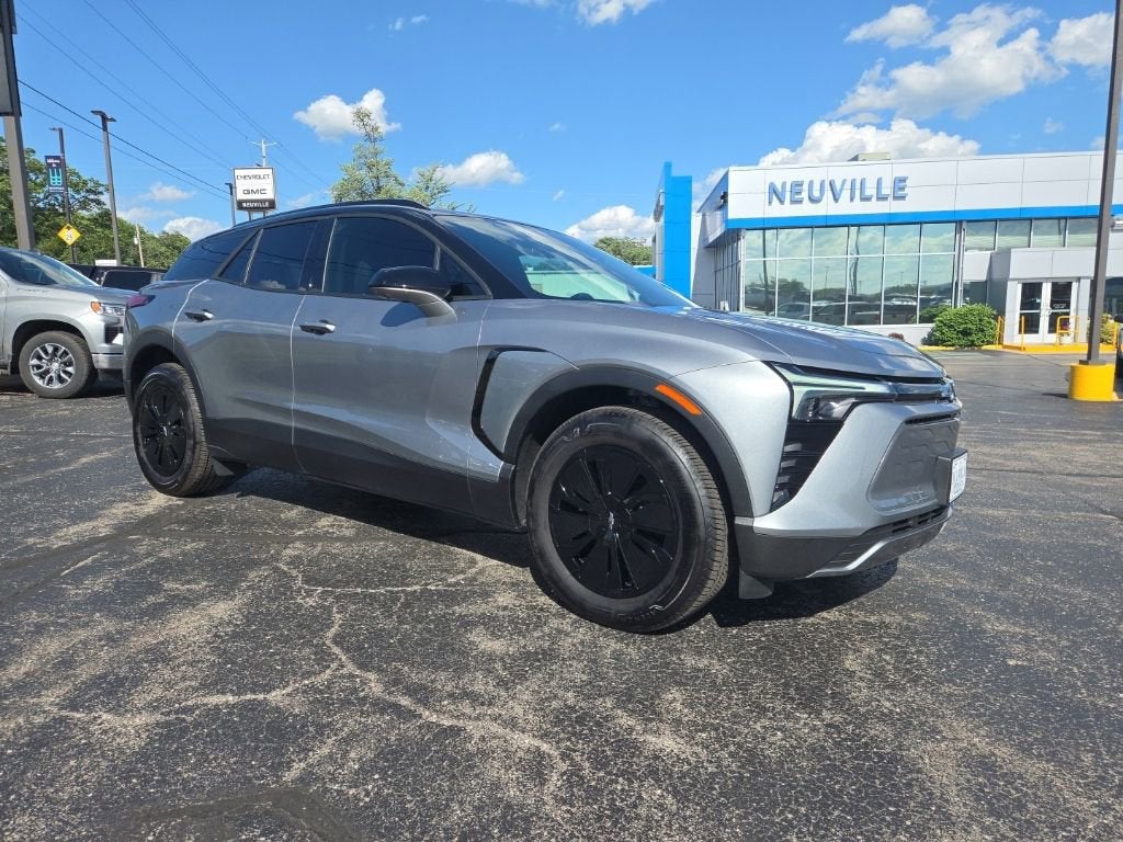 2025 Chevrolet Blazer EV LT in Sterling Gray Metallic — front three-quarter view